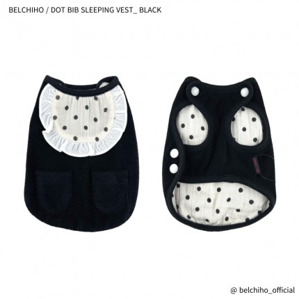 [BCO] DOT BIB SLEEPING VEST _ BLACK